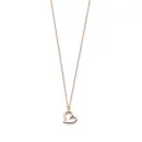 Youth Halskette 45 cm - Sterlingsilber rosa vergoldet